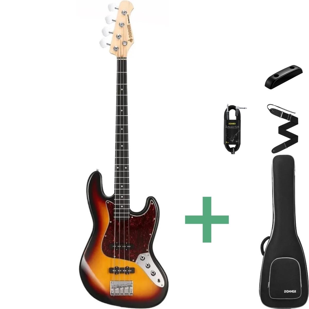 Donner DJB-510D el-bass sunburst