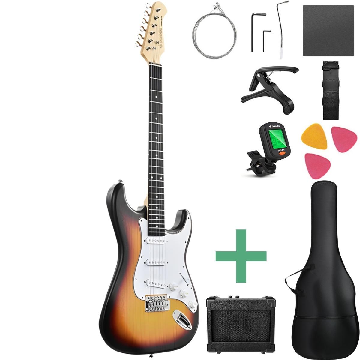 Donner DST-80 el-gitar pakke sunburst
