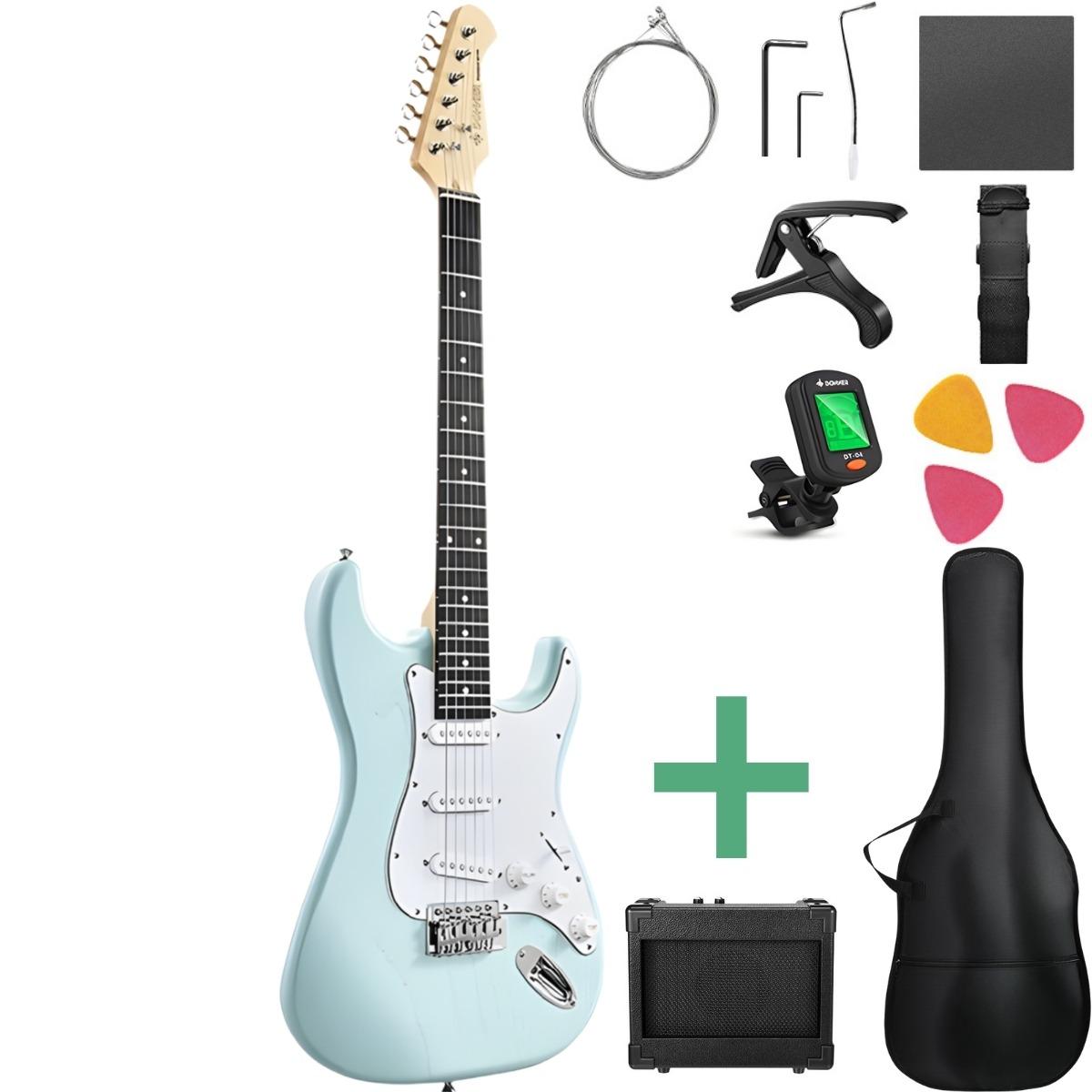 Donner DST-80 el-gitar pakke surf green