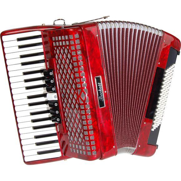 Beckett JH2017 piano-trekkspill i rødt